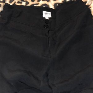 Armani collezioni black dress pants